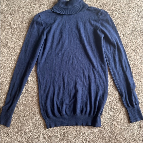 United Colors Of Benetton Navy Turtleneck Sweater - size M - Picture 2 of 8
